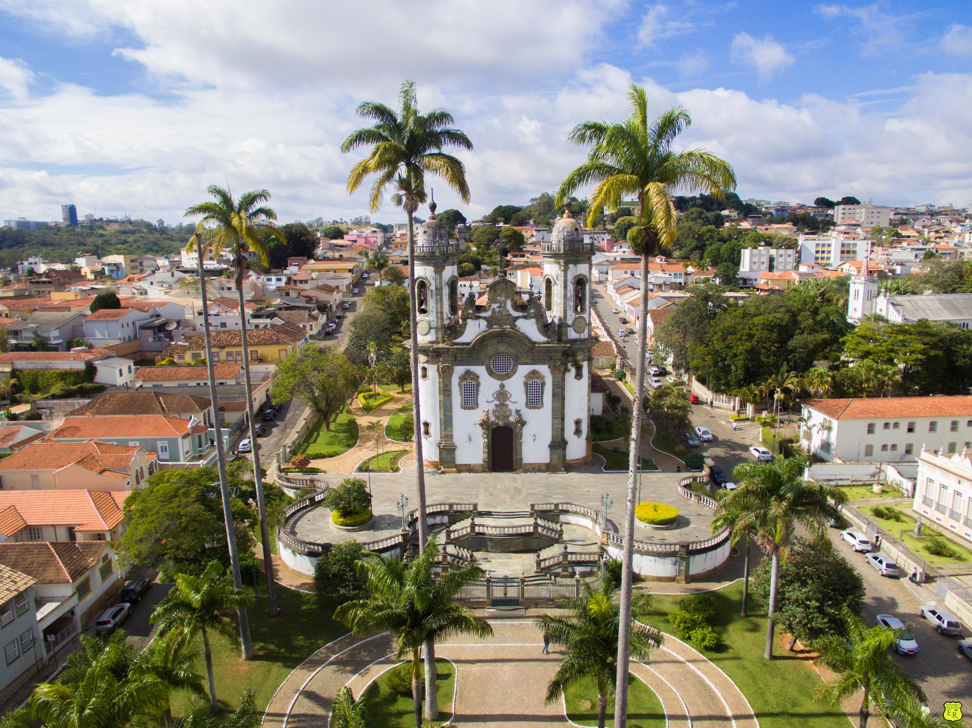 São João Del Rei, Minas Gerais:paisagem Com Vista Para Belas Casas